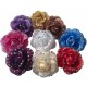 Textil Blumen Strass farbig