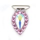 Pear number clip with Rhinestones