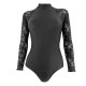 SALEE Trikot mit langem Arm aus flexibler Spitze