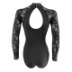 SALEE Trikot mit langem Arm aus flexibler Spitze