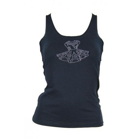Damen Top mit ID-Dress Motiv