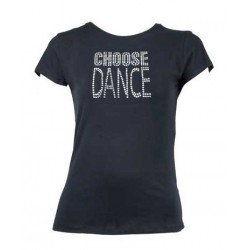 Damen T-Shirt mit Choose Dance Motiv