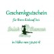 Geschenkgutschein 50,00 Euro