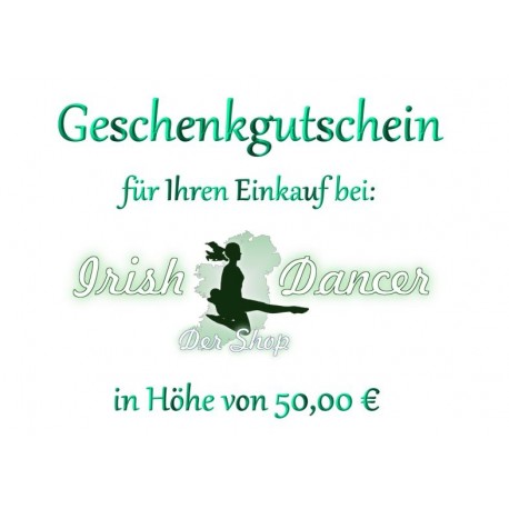 Geschenkgutschein 50,00 Euro