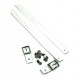 Jig Shoe Strap Replacement Kit - white