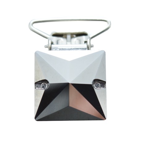 Boys Nummer Clips mit schwarzem Stein